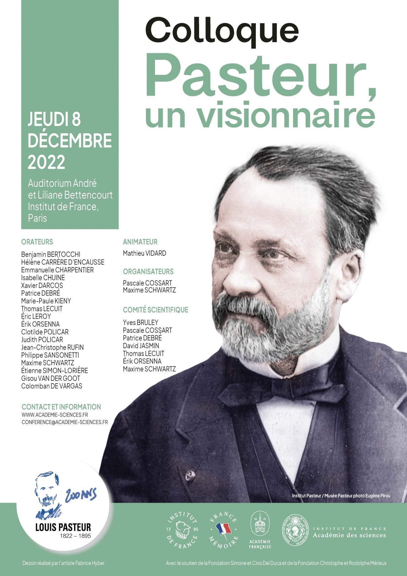 Pasteur un visionnaire affiche