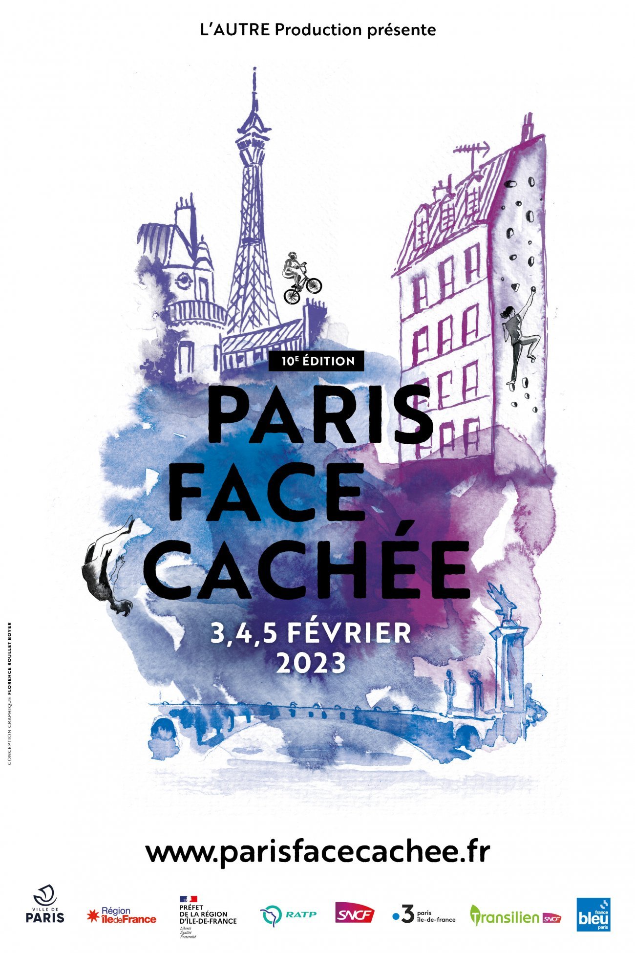 Affiche Paris Face Cachée 2023 Affiche Paris Face Cachée 2023