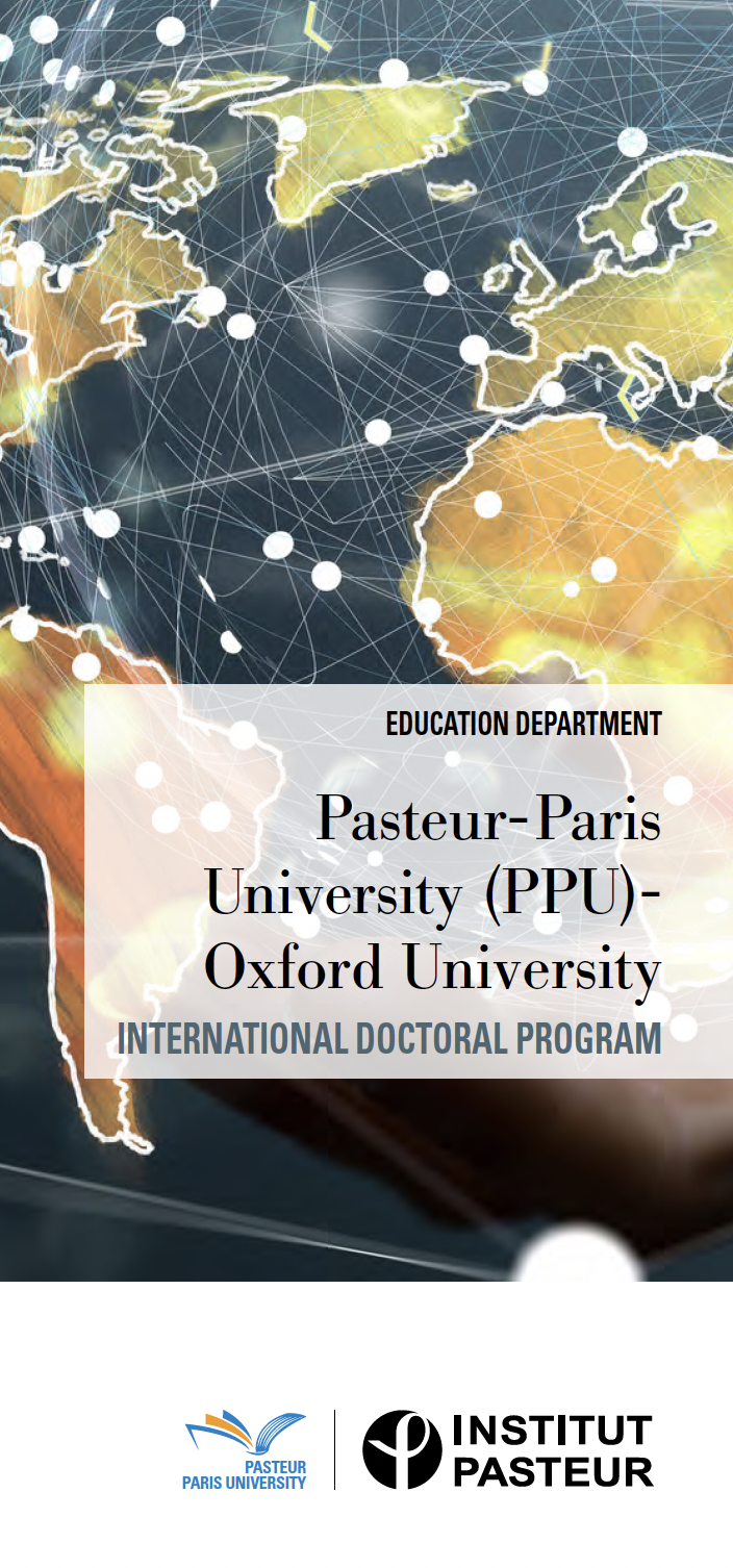 The partnership between the Institut Pasteur and the Department of Chemistry at the University of Oxford will foster synergistic projects to fight antimicrobial resistance through a joint PhD program...Call for applications opens in September Download the Pasteur-Paris University (PPU) - Oxford University booklet , call for 2022