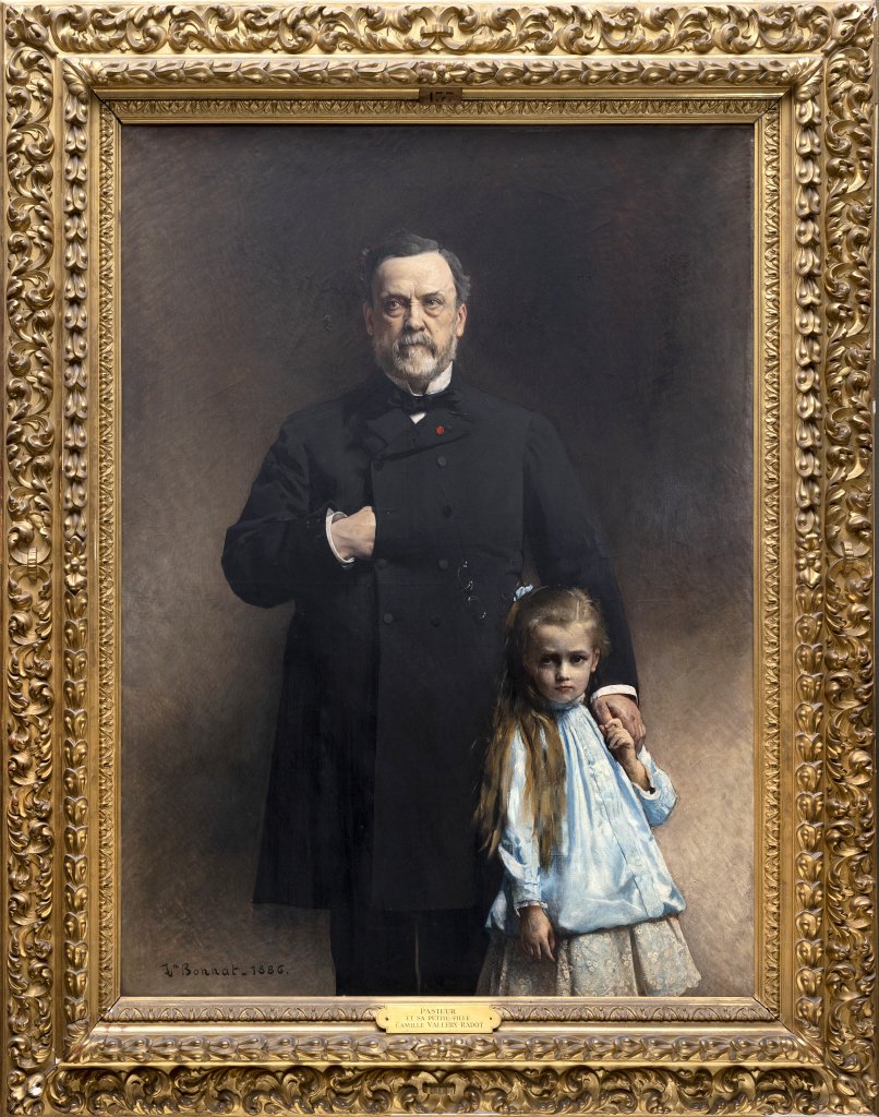 Louis Pasteur et sa petite-fille, Camille Vallery-Radot. © Institut Pasteur Louis Pasteur et sa petite-fille. © Institut Pasteur