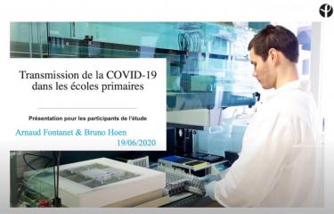 Transmission de la COVID-19 dans les écoles primaires - Institut Pasteur