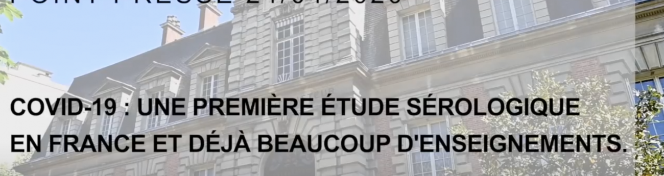 Conférence de presse du 24/04/2020